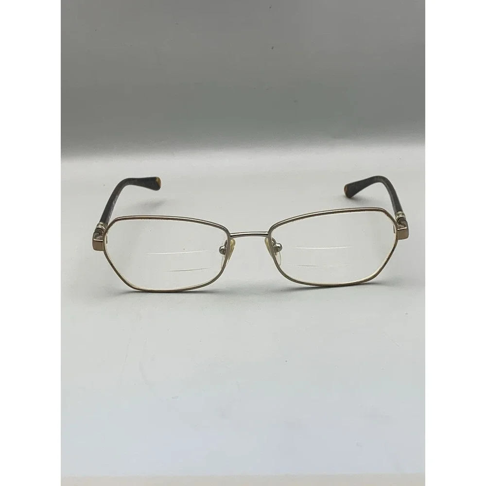 Vogue Eyeglasses VO3970-B 53-17-135 Brown Crystal Accent Rectangle Frame